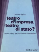 Copertina libro <b>Teatro d'impresa, teatro di stato?</b>