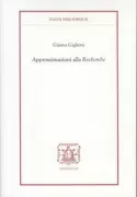 Copertina libro <b>Approssimazioni alla Recherche</b>