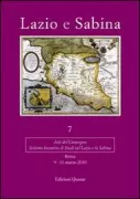 Copertina libro <b>7: Settimo incontro di Studi sul Lazio e la Sabina</b>