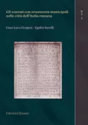 Copertina libro <b>Gli onorati con ornamenta municipali nelle città dell'Italia romana</b>