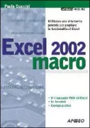 Copertina libro <b>Excel 2002 macro</b>
