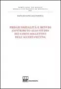 Copertina libro <b>Pregiudizialità e rinvio</b>