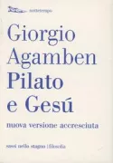 Copertina libro Giorgio Agamben libri