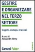 Copertina libro <b>Gestire e organizzare nel terzo settore</b>