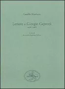Copertina libro <b>Lettere a Giorgio Caproni</b>