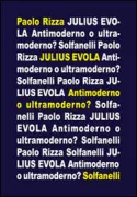 Copertina libro <b>Julius Evola</b>
