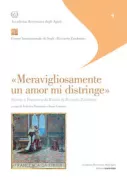 Copertina libro <b>«Meravigliosamente un amor mi distringe»</b>