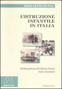 Copertina libro <b>L'istruzione infantile in Italia</b>