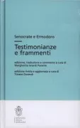Copertina libro <b>Testimonianze e frammenti</b>