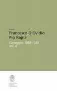 Copertina libro <b>Francesco D'Ovidio, Pio Rajna</b>