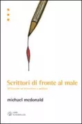 Copertina libro <b>Scrittori di fronte al male</b>