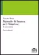 Copertina libro <b>Manuale di finanza per l'impresa</b>