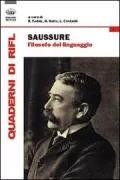 Copertina libro <b>Saussure, filosofo del linguaggio</b>