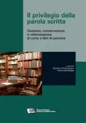 Copertina libro <b>Il privilegio della parola scritta</b>