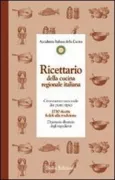 Copertina libro Ricettario nazionale della cucina regionale