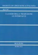 Copertina libro <b>I luoghi della traduzione: le interfacce</b>