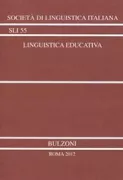 Copertina libro <b>Linguistica educativa</b>