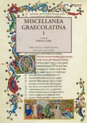 Copertina libro <b>Miscellanea graecolatina</b>