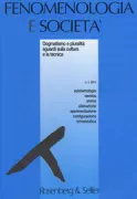 Copertina libro Fenomenologia e società (2014). Vol. 1