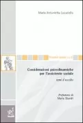 Copertina libro <b>Considerazioni psicodinamiche per l'assistente sociale</b>