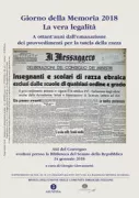 Copertina libro <b>Giorno della memoria 2018</b>