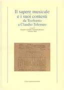 Copertina libro <b>Il sapere musicale e i suoi contesti</b>