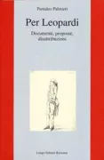 Copertina libro <b>Per Leopardi</b>
