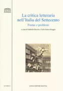 Copertina libro <b>La critica letteraria nell'Italia del Settecento</b>