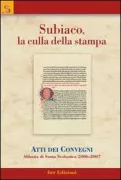 Copertina libro <b>Subiaco, la culla della stampa</b>