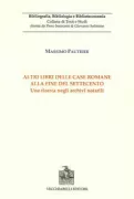 Copertina libro <b>Altri libri delle case romane alla fine del Settecento</b>