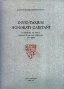 Copertina libro <b>Inventarium Honorati Gaietani</b>