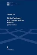 Copertina libro <b>Delio Cantimori e la cultura politica tedesca (1927-1940)</b>