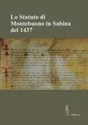 Copertina libro <b>Lo Statuto di Montebuono in Sabina del 1437</b>