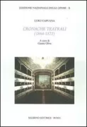 Copertina libro Cronache teatrali, 1864-1872