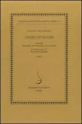 Copertina libro <b>Opere storiche</b>