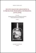 Copertina libro <b>Nuovi saggi di linguistica e filologia italiana e romanza (1976-2004)</b>
