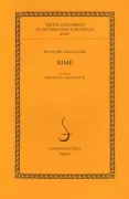 Copertina libro <b>Rime</b>