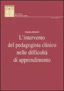 Copertina libro L'intervento del pedagogista clinico nelle difficoltà di apprendimento