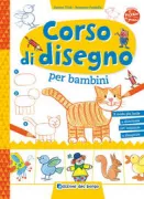 Copertina libro <b>Corso di disegno per bambini<br></b>(titolo originale o altro titolo: <i>Die grosse Kinder-Zeichenschule</i>)