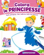 Copertina libro <b>Colora le principesse</b>