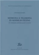 Copertina libro <b>Medicina e filosofia in Marsilio Ficino</b>