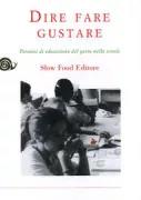 Copertina libro <b>Dire fare gustare</b>