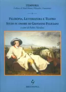 Copertina libro <b>Filosofia, letteratura e teatro</b>