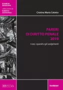 Copertina libro <b>Pareri di diritto penale 2019</b>