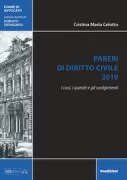 Copertina libro <b>Pareri di diritto civile 2019</b>