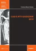 Copertina libro <b>Casi e atti giudiziari 2019</b>