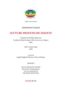 Copertina libro <b>Letture profetiche inedite</b>