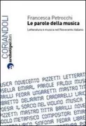 Copertina libro <b>Le parole della musica</b>