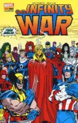 Copertina libro <b>Infinity war</b>