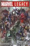 Copertina libro <b>Marvel legacy</b>